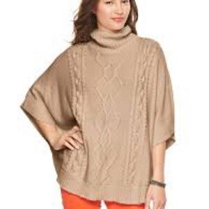 GAP Cable Knit Poncho
